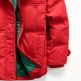 thumbnail image 4 of OGLCCG Boys Winter Coat Zip up Warm Puffer Jacket Windproof Thicken Outerwear with Detachable Hood,Size 5, 4 of 6