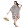 thumbnail image 2 of Gypsie Blu Women's Plus Size Tunic Short Kaftan Dress for Women Loose Summer Cover-up Casual Beachwear Tunics Online, 2 of 5