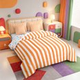 thumbnail image 2 of Erosebridal Minimalist Lines 7-Piece Twin Bedding,Line Geometric Print Bedding Comforter Set,Colorful Stars Reversible, 2 of 7