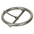 thumbnail image 2 of 2 3/8" (60 mm) Single Prong Round Circle Center Bar Belt Buckle, 2 of 2