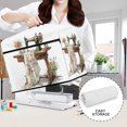 thumbnail image 6 of HELLHERO Sewing Machine Protector Cover 17.7x8.6x12.5 Inch Pockets for Extra Accessories Portable Lightweight, Vintage Sewing Cover, 6 of 8