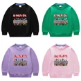 thumbnail image 1 of Roblox-suéter de dibujos animados para niños y niñas, Sudadera con capucha de manga larga con estampado de juego de Anime, regalos de cumpleaños y Navidad, novedad de 2023, 1 of 5