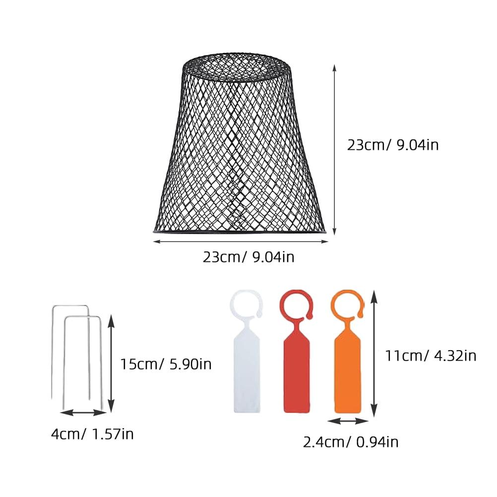 WEUVEB 2-Pack Strawberry Plant Protector Cages for Garden Vegetables, Fruit Plants, and