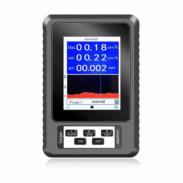 Nuclear Radiation Detector,Nuclear Radiation Detector Accurate Geiger Counter Radiation Detection Meter Professionally Tested
