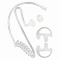 thumbnail image 1 of Auricular de tubo acústico con bobina de repuesto ergonómica, transparente y con auriculares., 1 of 14