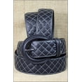 thumbnail image 3 of Noble Outfitters English Belt Womens Classic Quilted Stitched 29508, 3 of 5