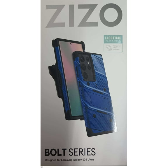 ZIZO BOLT Bundle For Galaxy S24 Ultra Case - Blue