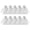 Silver*10 Pcs, variant on Organza Bags for Small Gift, Premium Mesh Bags, Drawstring Candy Jewelry Packaging Sachet Bags, Easter Day Wedding Party Favors Small Gift Bags, 10 Pcs, 3.54x2.75"