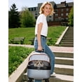 thumbnail image 7 of Lekereise Cat Carrier with Wheels (Black), 180° Wide Open Rolling Cat Carrier for Outdoor Adventures, Silent Wheels & Hard Bottom for Park/Camping, Portable Pet Travel Carrier for Cats Up to 15 lbs, 7 of 7