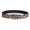 thumbnail image 4 of Jumpingount Cinturón de cintura Universal Estampado de leopardo Correas de cuero de imitación Decoración Día de San Valentín Cinturones de Type3 NO3, 4 of 6