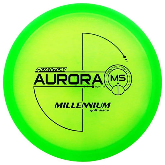Millennium Quantum Aurora MS Midrange Golf Disc [Colors may vary]