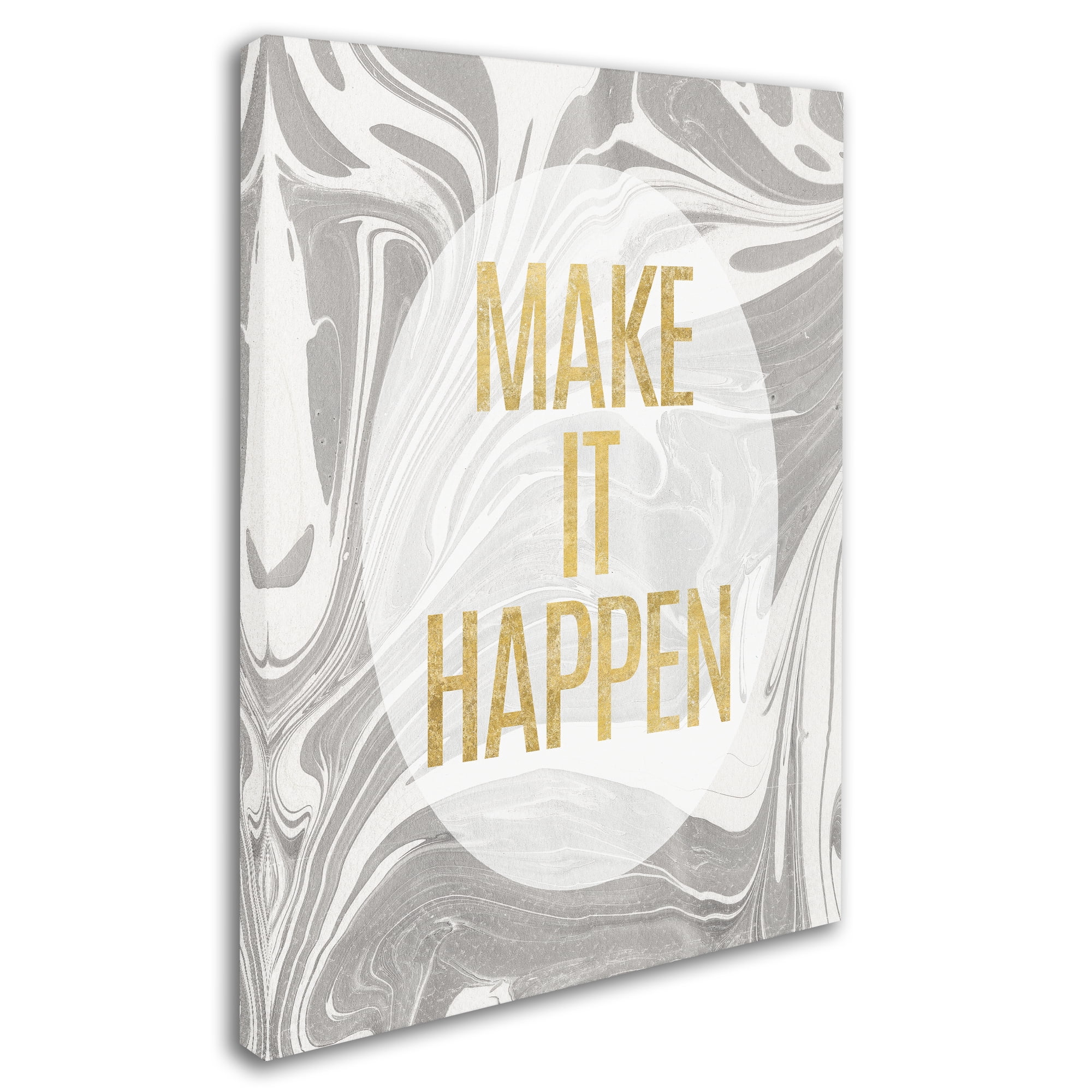 Trademark Fine Art 'Let's Go for the Gold I' Canvas Art by Wild Apple Portfolio