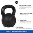thumbnail image 2 of Set de PESAS RUSAS Yes4All de hierro fundido macizo 18 kg color negro, 2 of 14