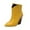 Yellow, variant on Western Style Cowboy Boots For Women Pointed Toe Mid Calf Riding Footwear With Low Heel Design