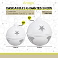 thumbnail image 3 of Cascabeles navideños GIGANTES Artego Set 2 piezas metal, 3 of 7