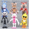 thumbnail image 4 of 12pcs FNAF Action Figures Set,Game Animals Action Figures Toys, 4 Inches Movable Joints Collectible Toys Set with Light for Toys Dolls Gifts Cake Toppers, 4 of 4