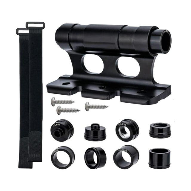 Almencla Support de Fourche de Vélo à Dégagement Rapide Porte-Axe Traversant Support de Vélo en Alliage d'Aluminium Noir