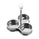 thumbnail image 1 of Escalfador de huevos de acero inoxidable, repuesto para 3 huevos escalfados, ideal para , cocina doméstica, sartén de alta eficiencia., 1 of 9