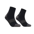 thumbnail image 2 of Clarks Men's Black Casual Half Cushion Anklet Socks, 3 Pack, 2 of 5