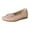 Pink, variant on Moccasins Women Slip on Penny Loafers Orthopedic Flat Shoes Bowtie Round Toe Hollow out Casual Walking Shoes Pink Size 8.5