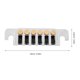 thumbnail image 2 of GOOHOCHY 1 Repuesto Tailpiece De Metal Para Guitarra Uso Fácil Y Duradero Color Plata, 2 of 7