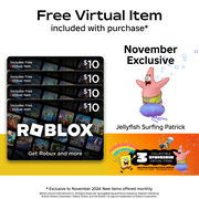 Roblox 4 x $10 eGift Card Multipack [Digital] + Exclusive Virtual Item