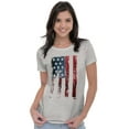 thumbnail image 5 of American Flag Vertical Star Antique Crewneck T Shirts Boy Girl Teen Brisco Brands S, 5 of 6