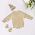 thumbnail image 2 of Customizable Name Hand Embroidered Baby Knitted Jumpsuit for Boys Autumn Winter Cute Crawling Dress Sweater Style, 2 of 4