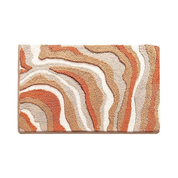 PEIBang Soft Bathroom Floor Mat,Bath Rug Absorbent Bathroom Mat,Non Slip Microfiber Bath Carpet Machine Washable Floor Mat for Bathroom