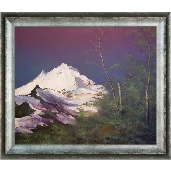 La Pastiche Jerry Sauls 'Mountain Pass' Framed Fine Art Print