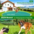 thumbnail image 3 of Valla inalámbrica para perros BHCEY 2025 con collar de adiestramiento con descarga para 2 perros, 3 of 6