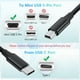 thumbnail image 2 of Cable USB tipo C a mini USB LUKFOCAB de 1 m para carga y sincronización, 2 of 8