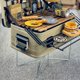 thumbnail image 1 of Camping Plegable Metal Metal Stand de acero inoxidable Caja de aleación de aluminio Cajas de almacenamiento de almacenamiento al aire libre para pesca de picnic al aire libre, 1 of 9