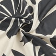 thumbnail image 6 of Black Vintage Floral Faux Linen Shower Curtain for Bathroom Decor - 210GSM Heavy Duty Modern Farmhouse Country Rustic Matisse Plants Botanical Shower Curtain Set with Hooks, 6 of 6