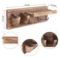 thumbnail image 2 of Soportes de gancho para colgar guitarra Soporte de montaje en pared de madera Soporte de exhibición, 2 of 6