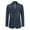 Dark Blue, variant on Cloudstyle Men's Multi-Pocket Denim Casual Blazer