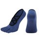 thumbnail image 1 of Calcetines de yoga de cinco dedos con envoltura de espiga y doble tira cruzada, calcetines cálidos para deportes de baile, 1 of 6