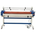 thumbnail image 1 of 51 Inch Semi-auto Cold Roll Laminator Rubber Roller Cold Laminating Machine 110V with Self-Removing Film Function, 1 of 12