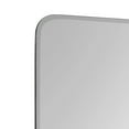 thumbnail image 3 of Kate and Laurel Fossett Frameless Rectangle Wall Mirror, 18 x 30, White, Decorative Functional Mirror with Shelf for Storage and Display, 3 of 9