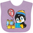 thumbnail image 3 of Inktastic Penguin 1st Birthday Boys or Girls Baby Bib, 3 of 4