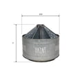 thumbnail image 2 of Rae Dunn Rotating Decorative Organizer – Galvanized Steel Desktop Stationary Spinner Holder - 6 Compartment Round Pen and Pencil Cup - Office, Home and Art Supplies - Rae Dunn by Designstyles, 2 of 3