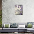 thumbnail image 5 of Farmhouse Purple Lavender Decor Wall Art Rustic Farm Country Flower Pictures Wall Decor Canvas Painting Prints Artwork Home Decorations Framed for Bathroom Kitchen Bedroom 12"x16", 5 of 6