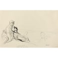 thumbnail image 2 of Jean-Louis Forain 24x17 Black Ornate Framed Double Matted Museum Art Print Titled: -A Farman -Non is a Boche. (C. 1914-1919), 2 of 5
