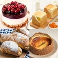 thumbnail image 2 of 100 papeles redondos antiadherentes for hornear (6''/8''), perfectos for tartas de queso, pasteles de gasa, galletas, panes, freidoras, hornos holandeses y separadores de cupcakes., 2 of 4