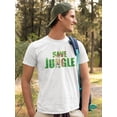 thumbnail image 2 of Save The Jungle Leopard Texture Tee Men's -Image by Shutterstock, 2 of 4