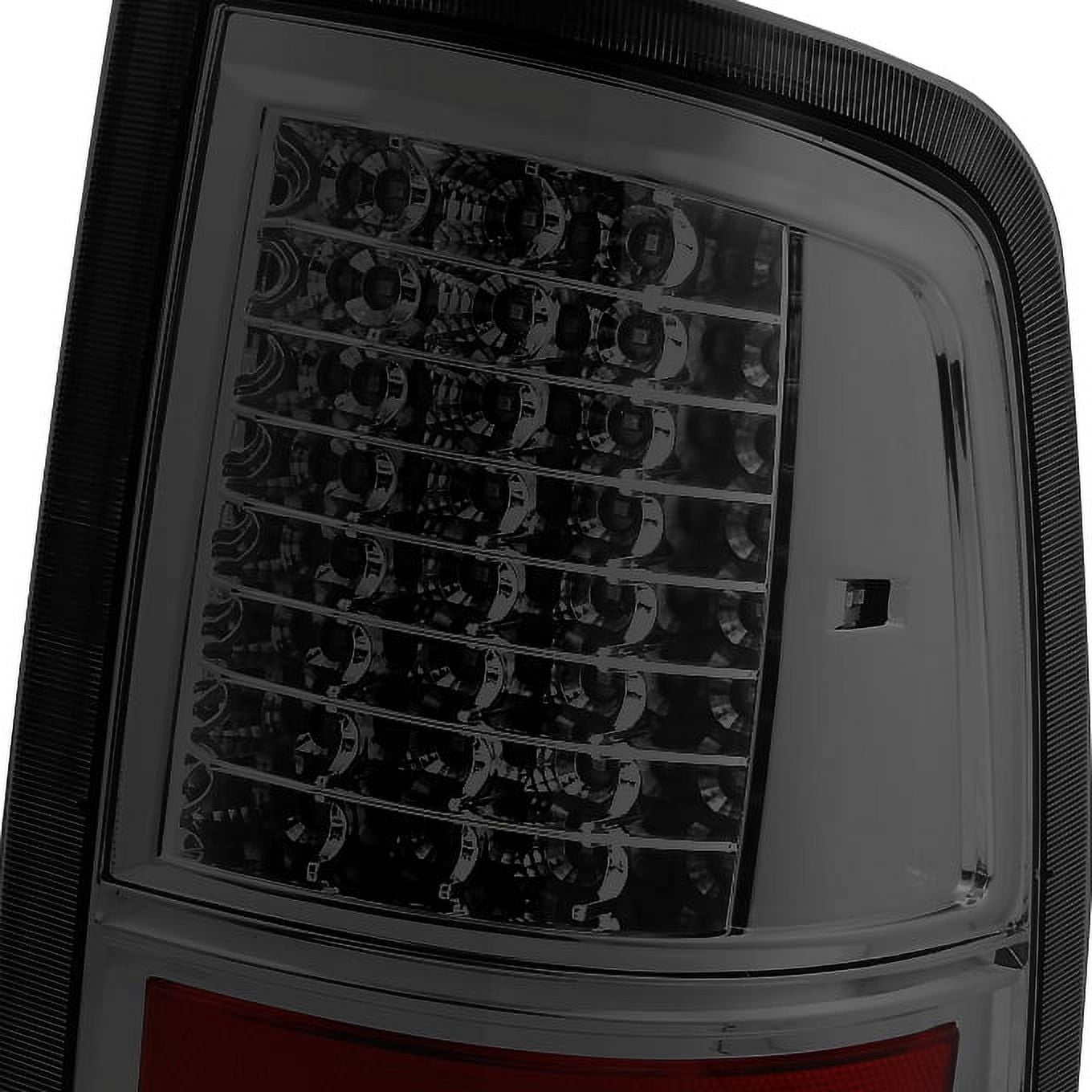 AKKON - For DODGE 2009-2018 RAM 1500 | 10-18 2500/3500 C-Shaped Smoked LED Tail Lights Replacement Pair