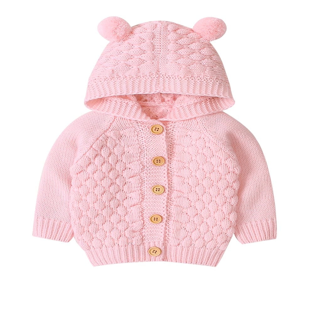 Baby Boys Girls Hooded Sweater Coats