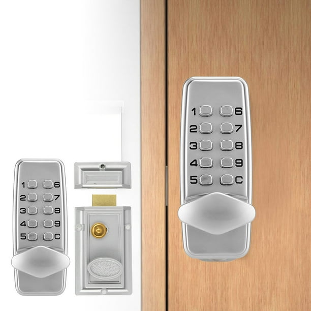 Mini Cerradura de Código Mecánnico, Cerradura Codificada de Seguridad para Puerta Interior Y Exterior