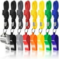 thumbnail image 4 of vnanda Compact Whistle 12pcs Colored Sports Whistles with Lanyard Loud Crisp Sound High Decibel Compact Size Portable Referee Whistles Mini Whistle, 4 of 8
