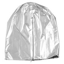 GOOHOCHY  Spare Tire Covers for Trailers Rv Skirting Winter Travel Silver